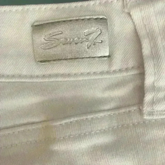 Seven 7 Jeans Denim Cutoff Weekend Shorts size 12 raw hem with Stretch Summer - Picture 3 of 8